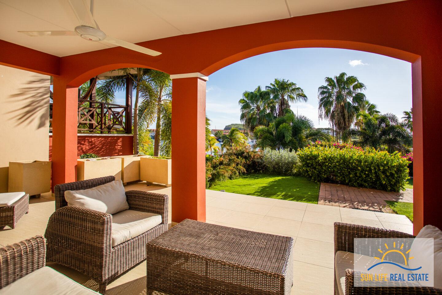 Beautiful two bedroom apartment with private beach area