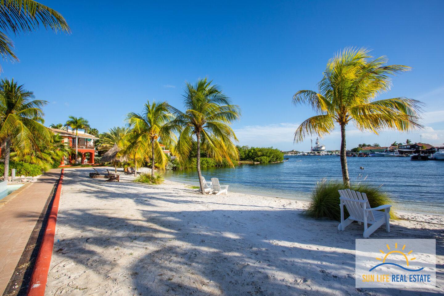 Beautiful two bedroom apartment with private beach area