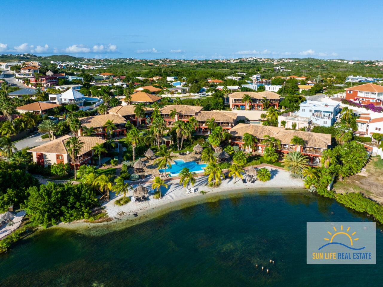 Beautiful two bedroom apartment with private beach area