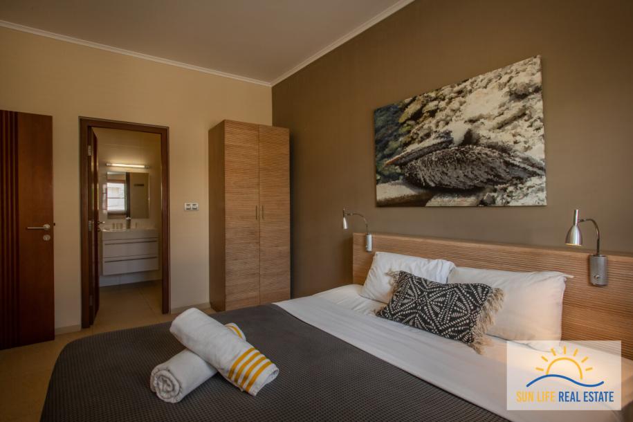 Waterfront apartment located on the first floor on a private beach-6