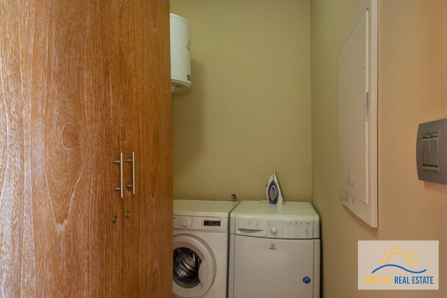 Waterfront apartment located on the first floor on a private beach