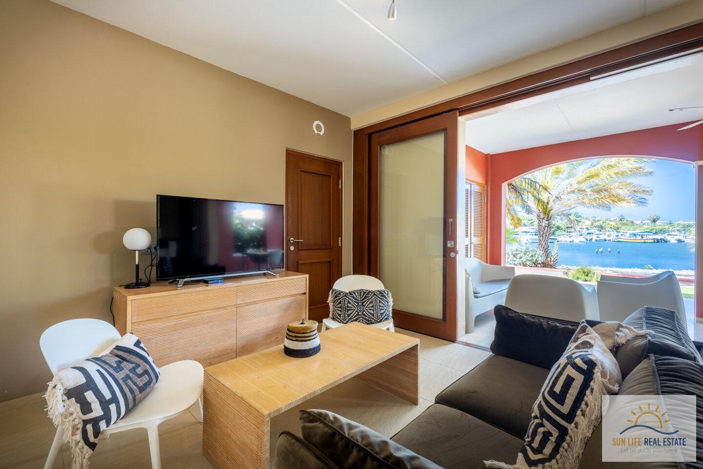 Ground Floor Apartment with Views to Spanish Waters in a Resort with Private Beach For Sale