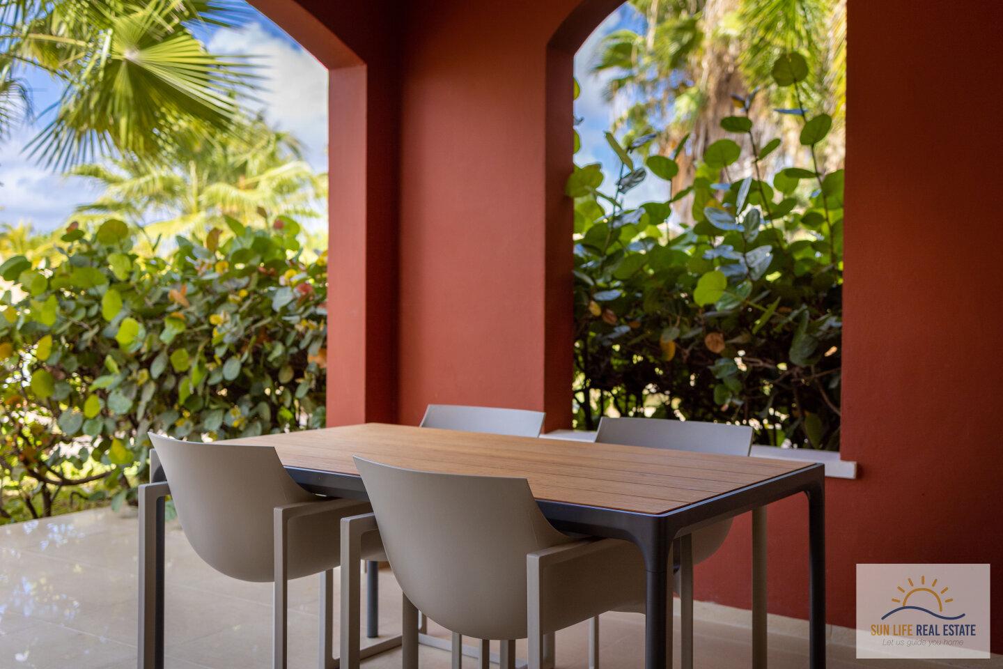 Ground Floor Apartment with Views to Spanish Waters in a Resort with Private Beach For Sale