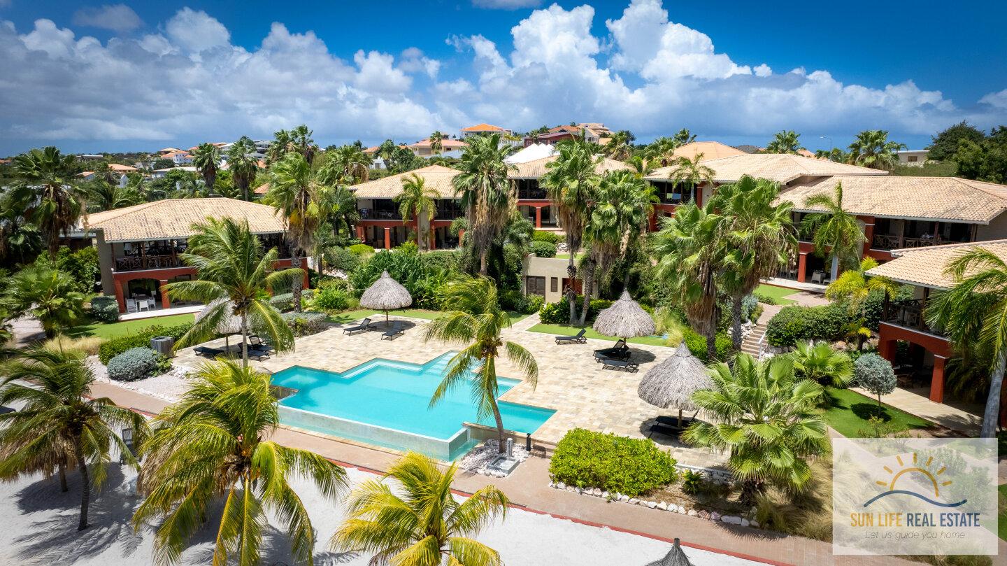 Ground Floor Apartment with Views to Spanish Waters in a Resort with Private Beach For Sale