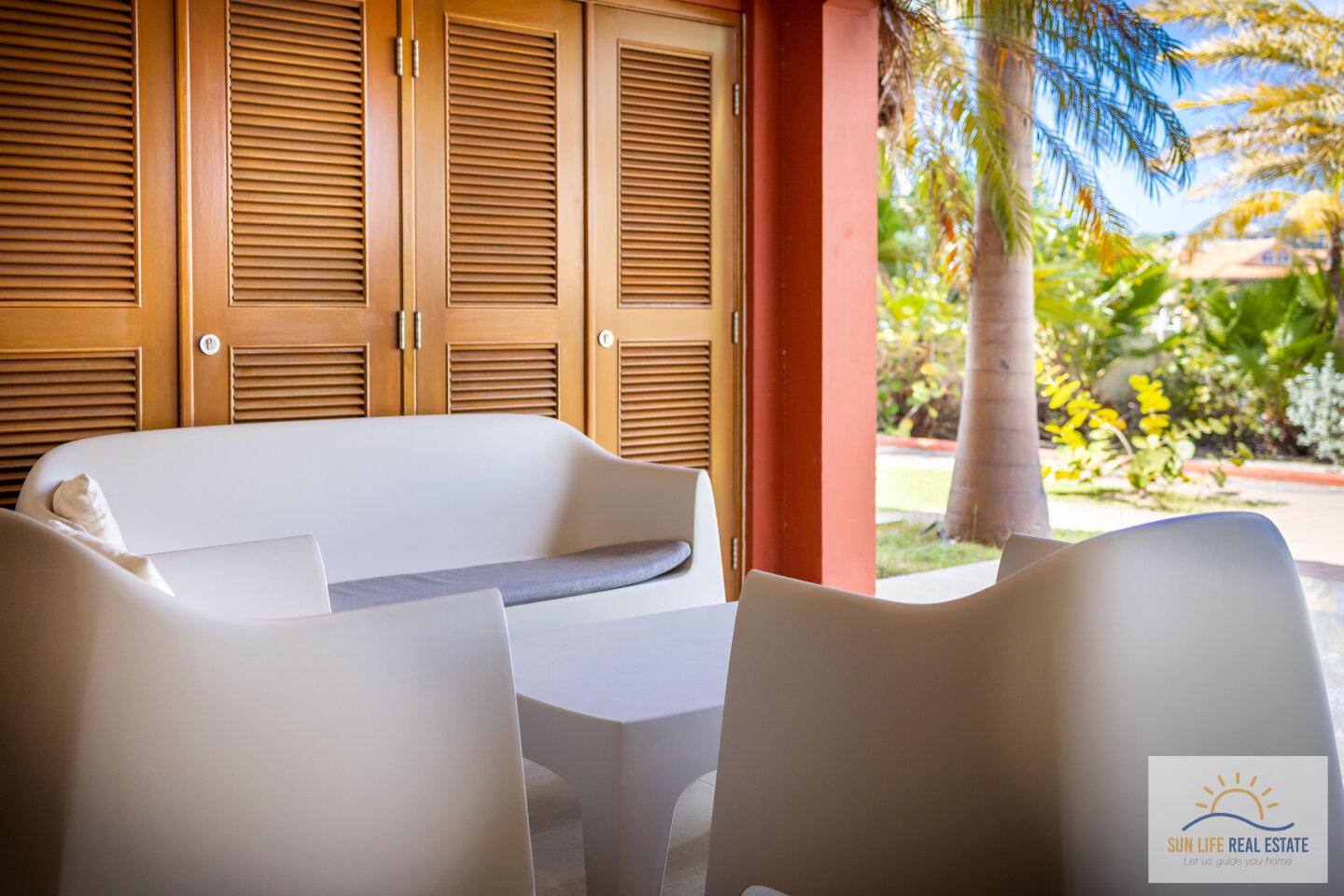 Ground Floor Apartment with Views to Spanish Waters in a Resort with Private Beach For Sale