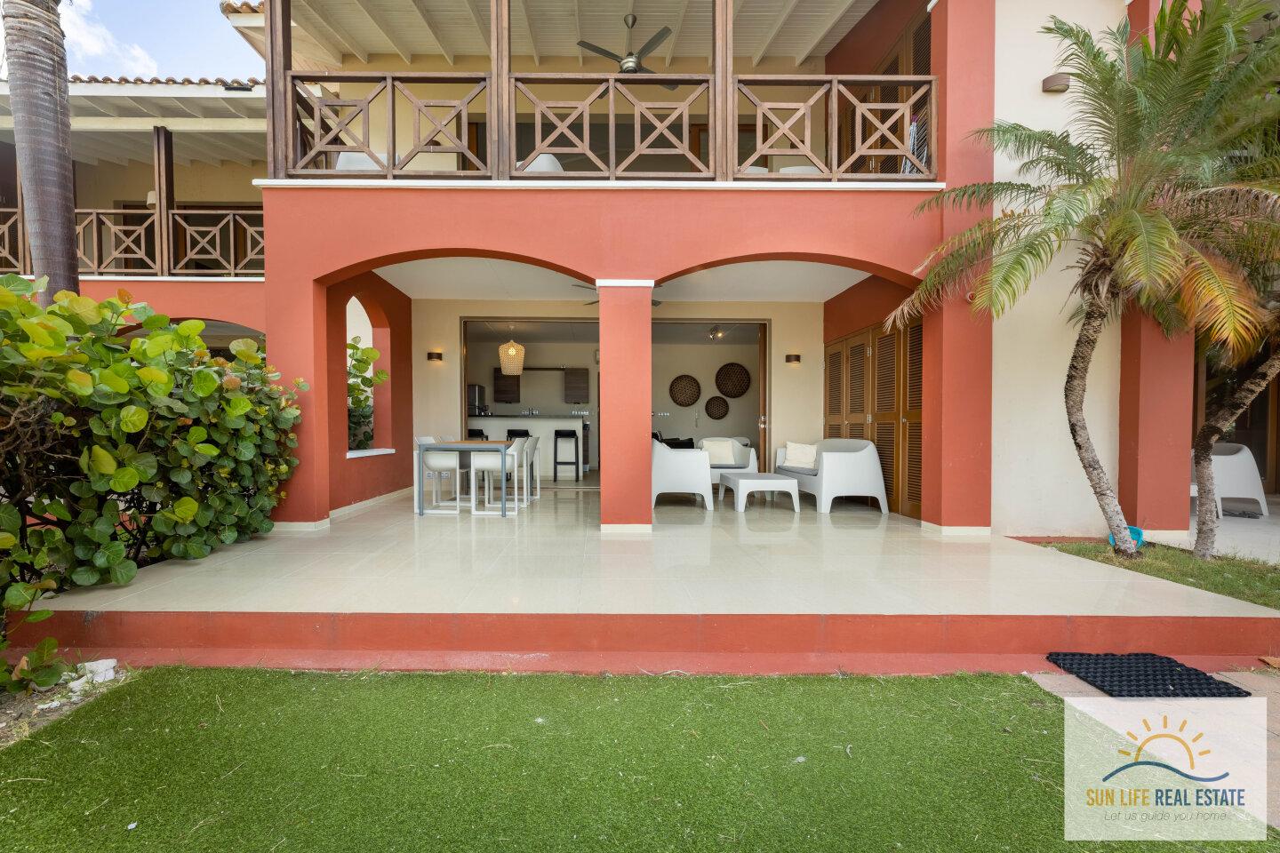 Ground Floor Apartment with Views to Spanish Waters in a Resort with Private Beach For Sale