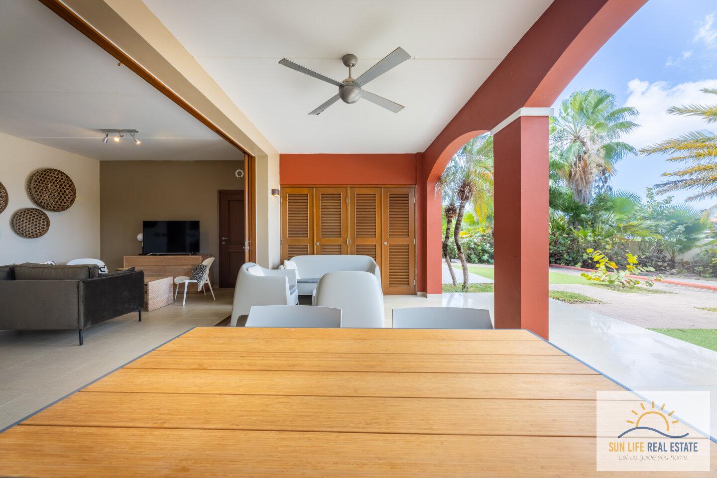 Ground Floor Apartment with Views to Spanish Waters in a Resort with Private Beach For Sale