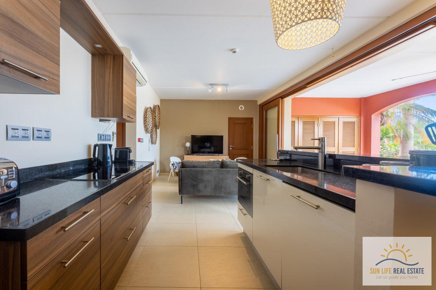 Ground Floor Apartment with Views to Spanish Waters in a Resort with Private Beach For Sale