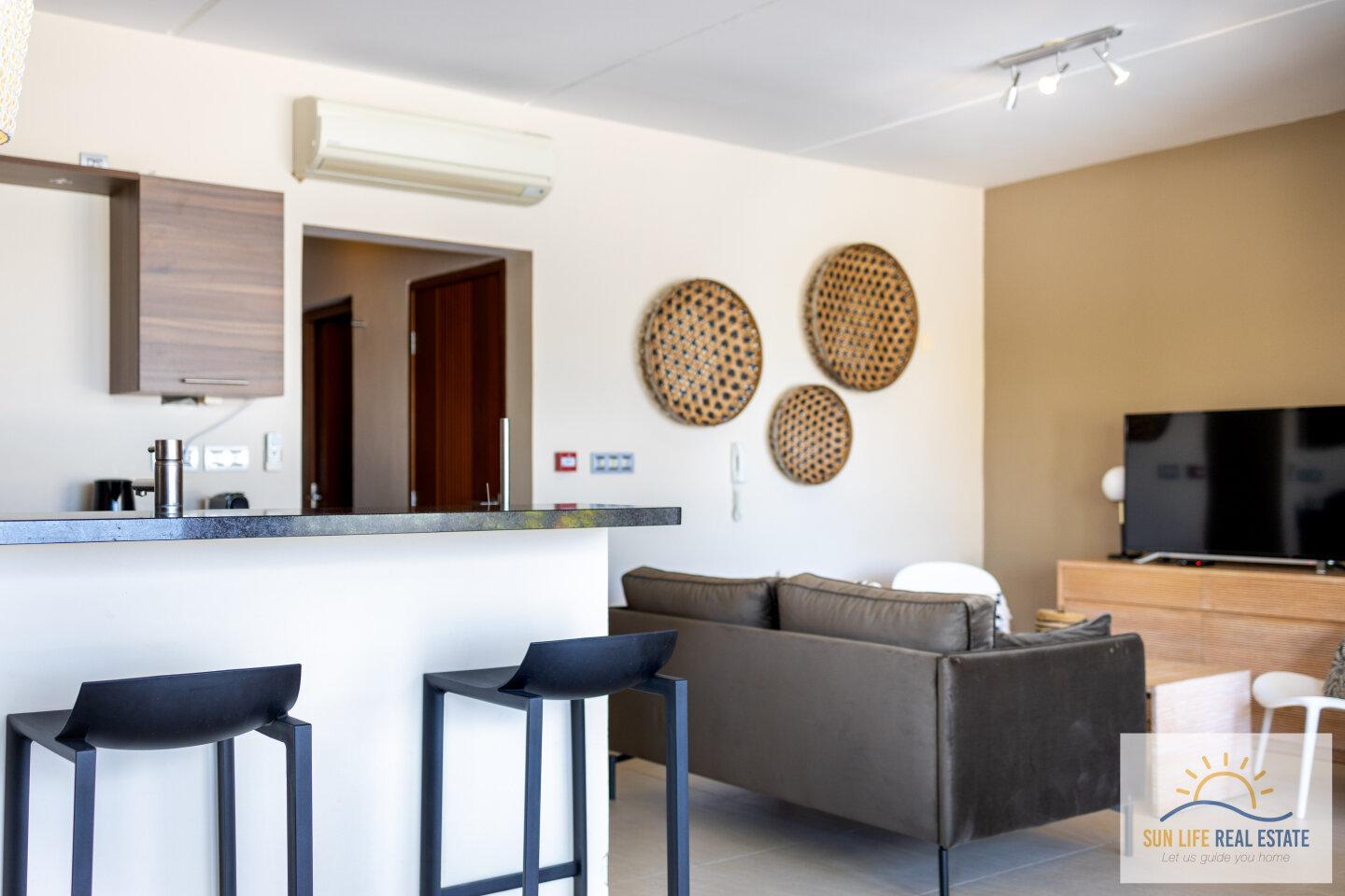 Ground Floor Apartment with Views to Spanish Waters in a Resort with Private Beach For Sale