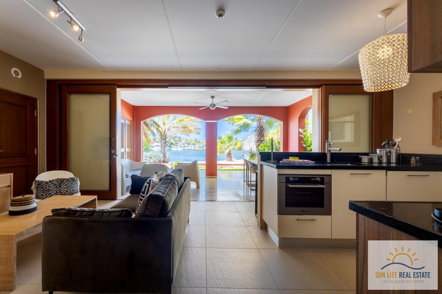 Ground Floor Apartment with Views to Spanish Waters in a Resort with Private Beach For Sale