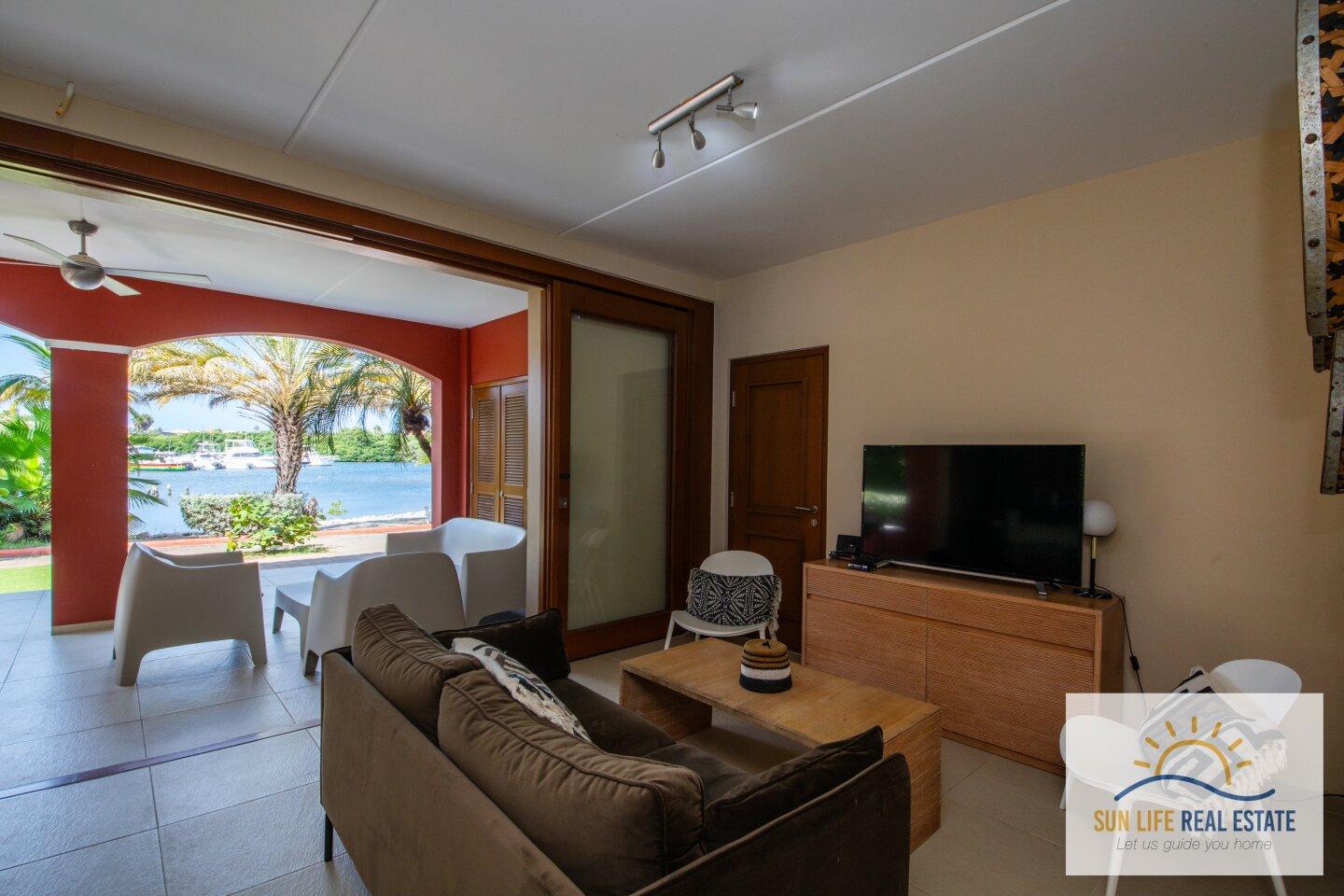 Exclusive Waterfront Apartment with Private Beach Access for Sale in Spanish Water Resort